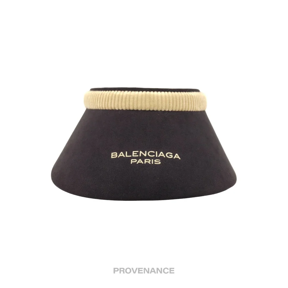 🔴 Balenciaga Visor - Black/Chenille